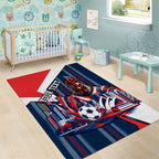 Personalised Sydney Roosters City Of Rugby Area Rug Sydney City Skyline Illustration Dynamic Sport Fan