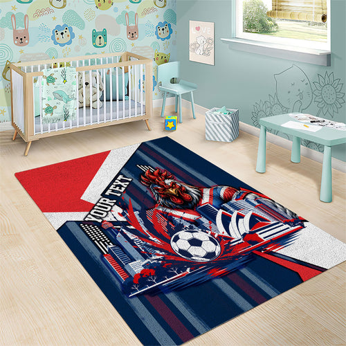 Personalised Sydney Roosters City Of Rugby Area Rug Sydney City Skyline Illustration Dynamic Sport Fan