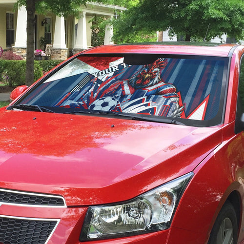 Personalised Sydney Roosters City Of Rugby Auto Sun Shade Sydney City Skyline Illustration Dynamic Sport Fan