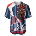 Personalised Sydney Roosters City Of Rugby Baseball Jersey Sydney City Skyline Illustration Dynamic Sport Fan