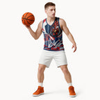 Personalised Sydney Roosters City Of Rugby Basketball Jersey Sydney City Skyline Illustration Dynamic Sport Fan