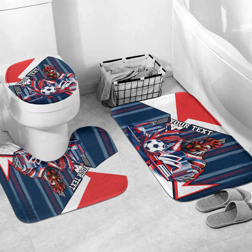 Personalised Sydney Roosters City Of Rugby Bathroom Set Sydney City Skyline Illustration Dynamic Sport Fan