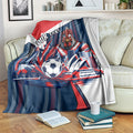 Personalised Sydney Roosters City Of Rugby Blanket Sydney City Skyline Illustration Dynamic Sport Fan