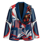 Personalised Sydney Roosters City Of Rugby Blazer Sydney City Skyline Illustration Dynamic Sport Fan