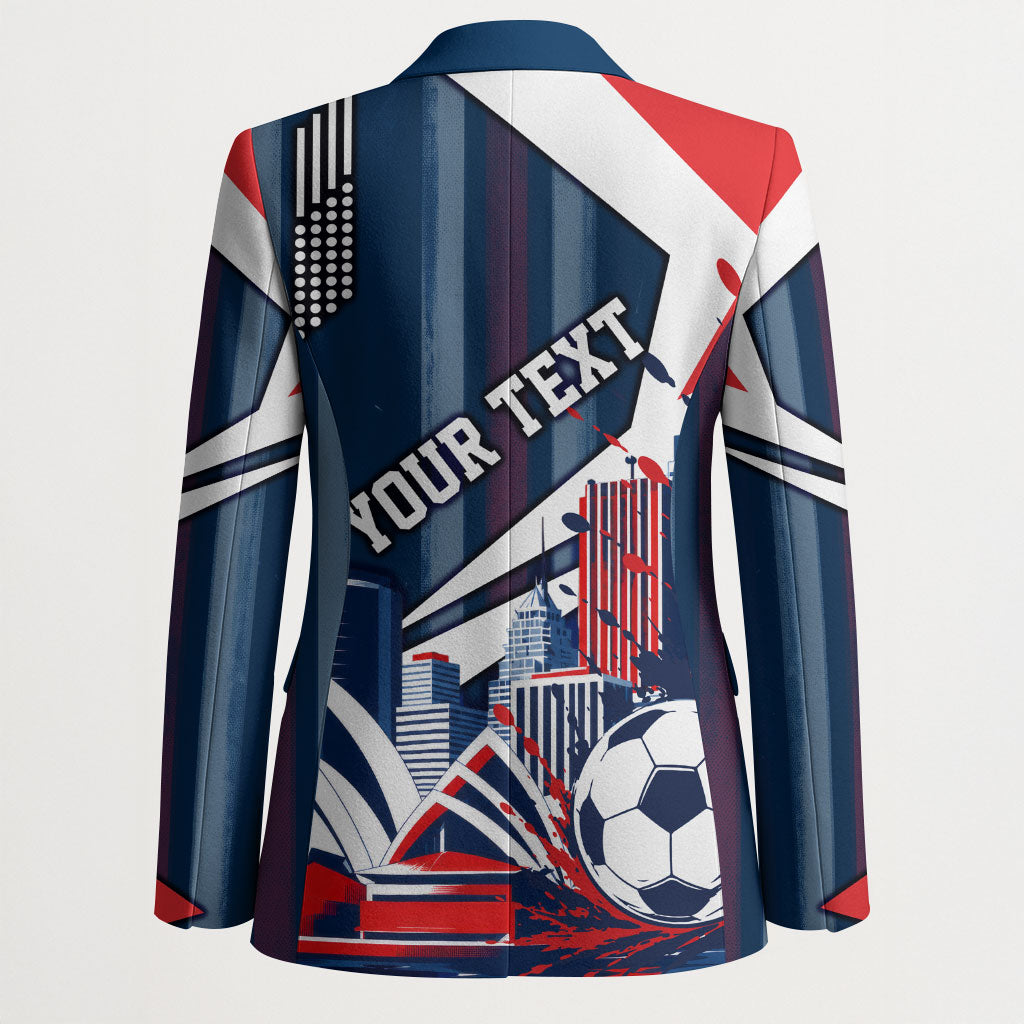 Personalised Sydney Roosters City Of Rugby Blazer Sydney City Skyline Illustration Dynamic Sport Fan