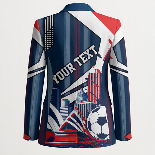 Personalised Sydney Roosters City Of Rugby Blazer Sydney City Skyline Illustration Dynamic Sport Fan