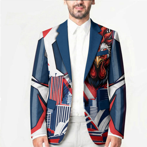 Personalised Sydney Roosters City Of Rugby Blazer Sydney City Skyline Illustration Dynamic Sport Fan