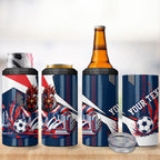Personalised Sydney Roosters City Of Rugby 4 in 1 Can Cooler Tumbler Sydney City Skyline Illustration Dynamic Sport Fan
