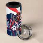 Personalised Sydney Roosters City Of Rugby 4 in 1 Can Cooler Tumbler Sydney City Skyline Illustration Dynamic Sport Fan