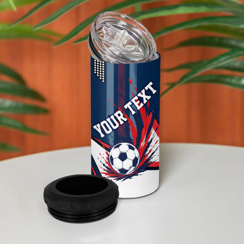 Personalised Sydney Roosters City Of Rugby 4 in 1 Can Cooler Tumbler Sydney City Skyline Illustration Dynamic Sport Fan