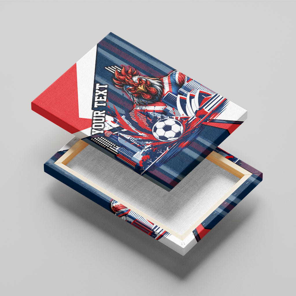 Personalised Sydney Roosters City Of Rugby Canvas Wall Art Sydney City Skyline Illustration Dynamic Sport Fan