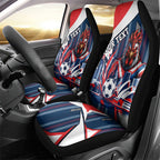 Personalised Sydney Roosters City Of Rugby Car Seat Cover Sydney City Skyline Illustration Dynamic Sport Fan
