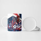 Personalised Sydney Roosters City Of Rugby Ceramic Mug Sydney City Skyline Illustration Dynamic Sport Fan