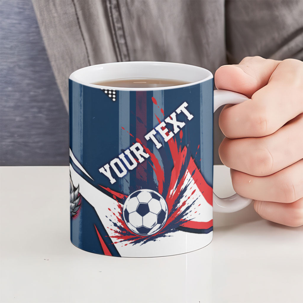 Personalised Sydney Roosters City Of Rugby Ceramic Mug Sydney City Skyline Illustration Dynamic Sport Fan