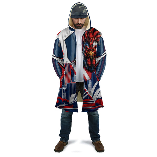 Personalised Sydney Roosters City Of Rugby Cloak Sydney City Skyline Illustration Dynamic Sport Fan