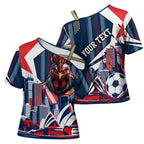 Personalised Sydney Roosters City Of Rugby Cross Shoulder Shirt Sydney City Skyline Illustration Dynamic Sport Fan