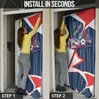 Personalised Sydney Roosters City Of Rugby Door Cover Sydney City Skyline Illustration Dynamic Sport Fan