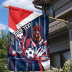 Personalised Sydney Roosters City Of Rugby Garden Flag Sydney City Skyline Illustration Dynamic Sport Fan