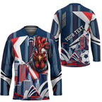Personalised Sydney Roosters City Of Rugby Hockey Jersey Sydney City Skyline Illustration Dynamic Sport Fan