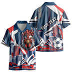Personalised Sydney Roosters City Of Rugby Kid Hawaiian Shirt Sydney City Skyline Illustration Dynamic Sport Fan