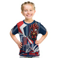 Personalised Sydney Roosters City Of Rugby Kid T Shirt Sydney City Skyline Illustration Dynamic Sport Fan