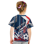 Personalised Sydney Roosters City Of Rugby Kid T Shirt Sydney City Skyline Illustration Dynamic Sport Fan