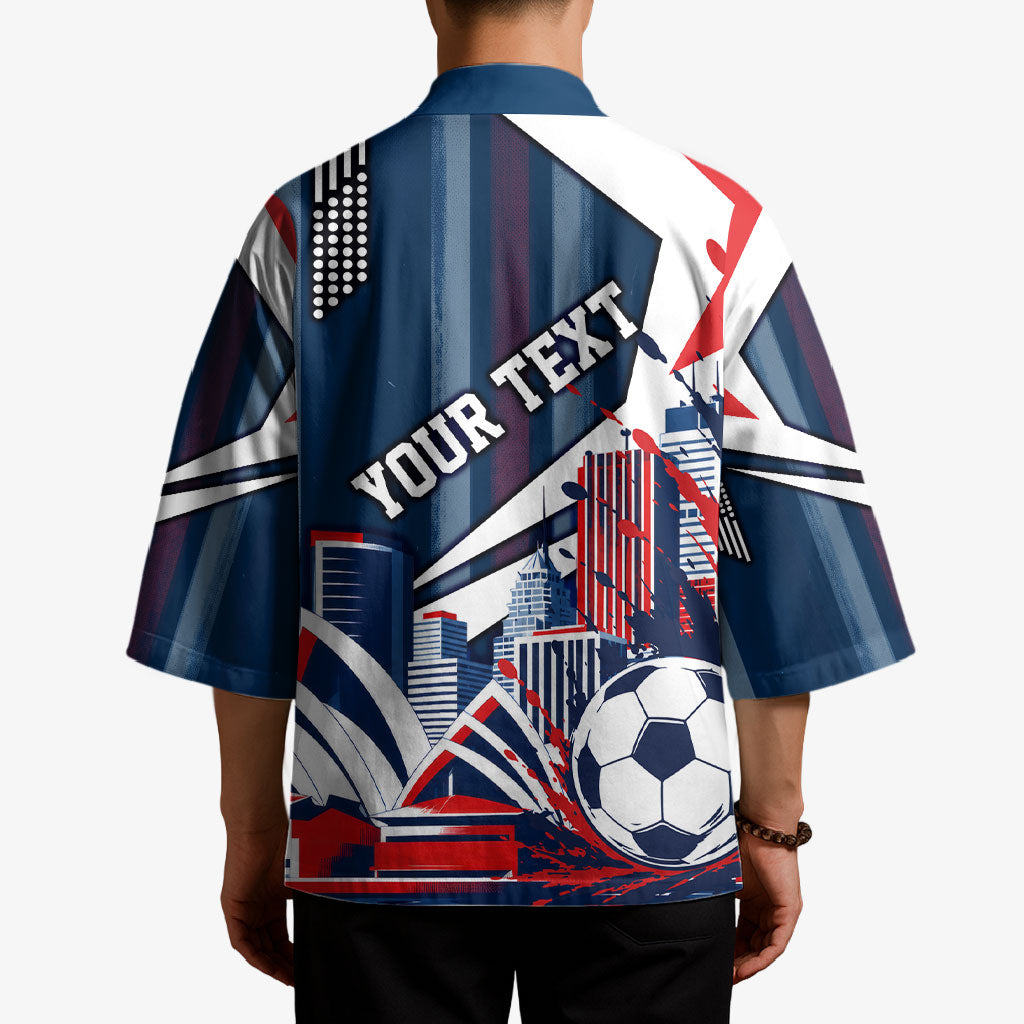 Personalised Sydney Roosters City Of Rugby Kimono Sydney City Skyline Illustration Dynamic Sport Fan