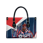 Personalised Sydney Roosters City Of Rugby Leather Bag Sydney City Skyline Illustration Dynamic Sport Fan