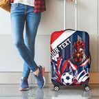 Personalised Sydney Roosters City Of Rugby Luggage Cover Sydney City Skyline Illustration Dynamic Sport Fan