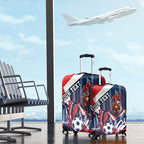 Personalised Sydney Roosters City Of Rugby Luggage Cover Sydney City Skyline Illustration Dynamic Sport Fan