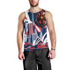 Personalised Sydney Roosters City Of Rugby Men Tank Top Sydney City Skyline Illustration Dynamic Sport Fan
