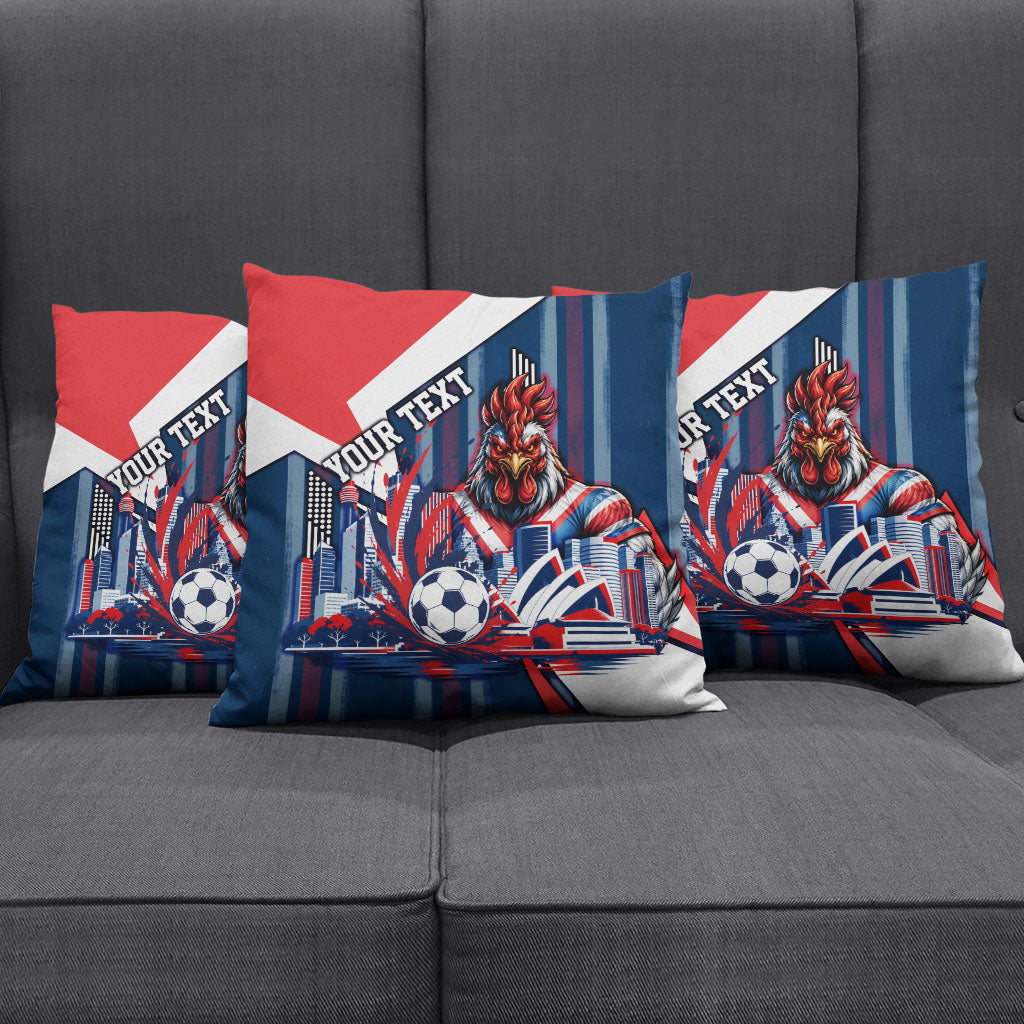 Personalised Sydney Roosters City Of Rugby Pillow Cover Sydney City Skyline Illustration Dynamic Sport Fan