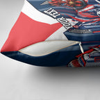 Personalised Sydney Roosters City Of Rugby Pillow Cover Sydney City Skyline Illustration Dynamic Sport Fan