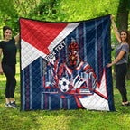 Personalised Sydney Roosters City Of Rugby Quilt Sydney City Skyline Illustration Dynamic Sport Fan