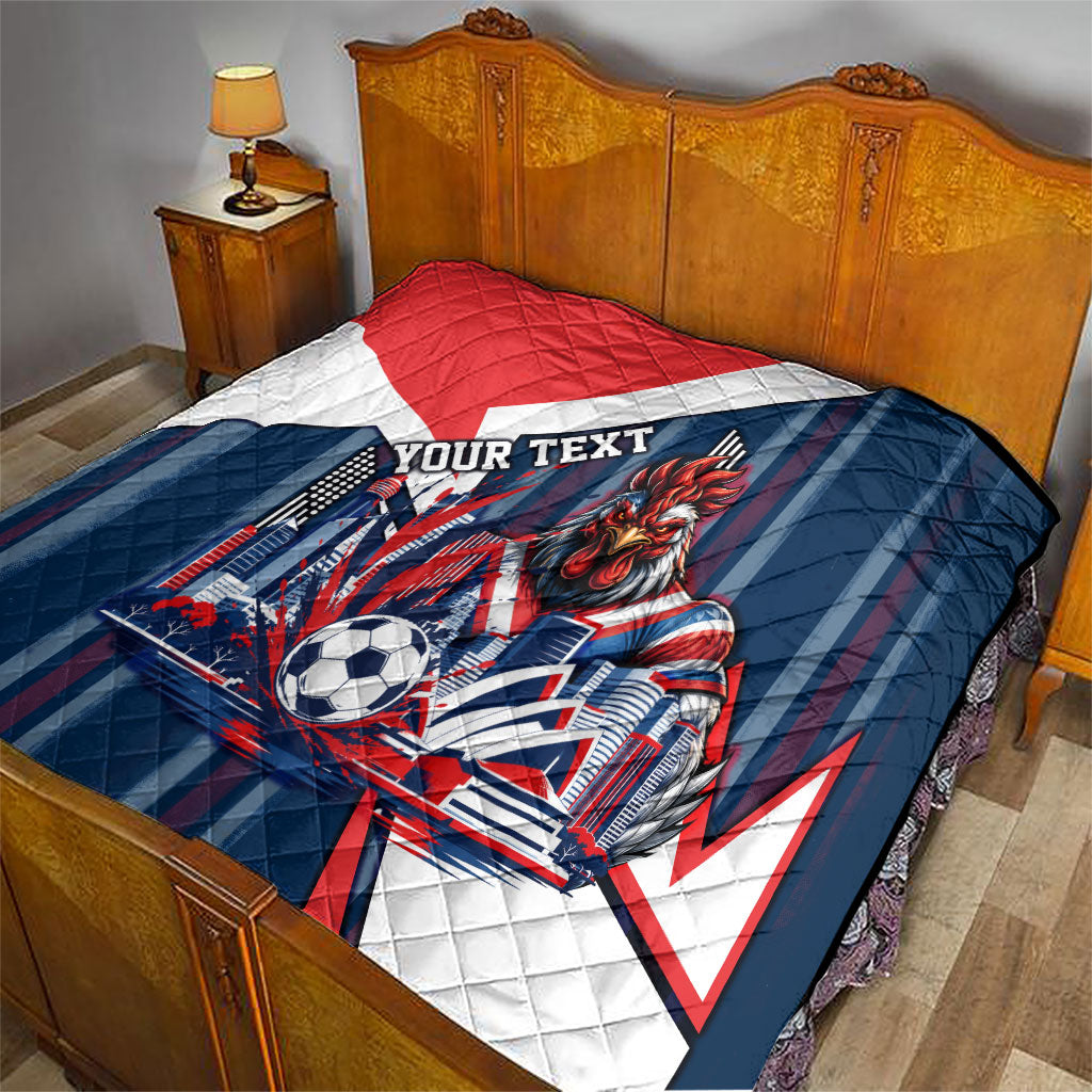 Personalised Sydney Roosters City Of Rugby Quilt Sydney City Skyline Illustration Dynamic Sport Fan