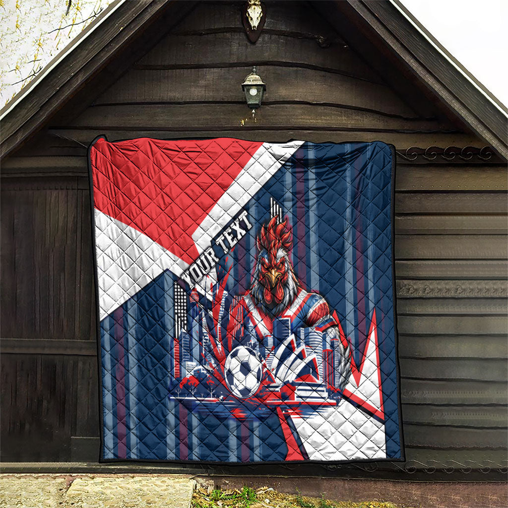 Personalised Sydney Roosters City Of Rugby Quilt Sydney City Skyline Illustration Dynamic Sport Fan