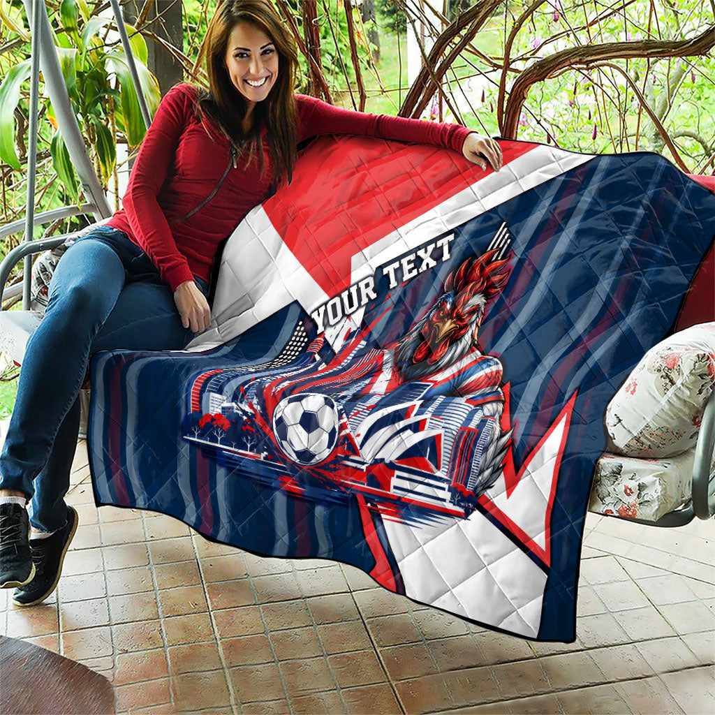 Personalised Sydney Roosters City Of Rugby Quilt Sydney City Skyline Illustration Dynamic Sport Fan