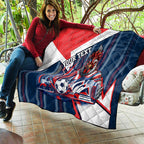 Personalised Sydney Roosters City Of Rugby Quilt Sydney City Skyline Illustration Dynamic Sport Fan