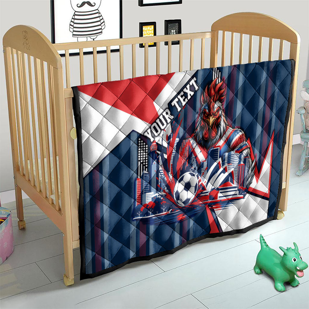 Personalised Sydney Roosters City Of Rugby Quilt Sydney City Skyline Illustration Dynamic Sport Fan