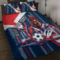 Personalised Sydney Roosters City Of Rugby Quilt Bed Set Sydney City Skyline Illustration Dynamic Sport Fan