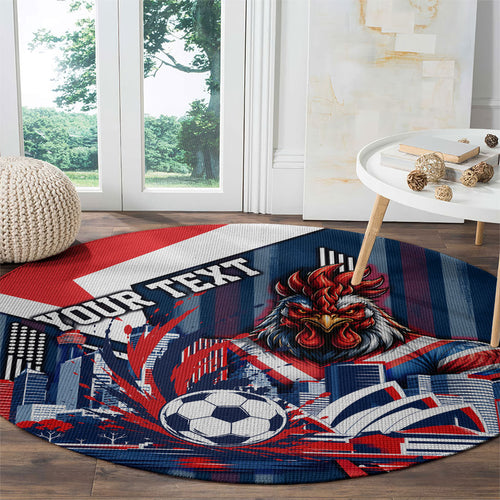 Personalised Sydney Roosters City Of Rugby Round Carpet Sydney City Skyline Illustration Dynamic Sport Fan