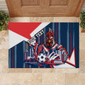 Personalised Sydney Roosters City Of Rugby Rubber Doormat Sydney City Skyline Illustration Dynamic Sport Fan