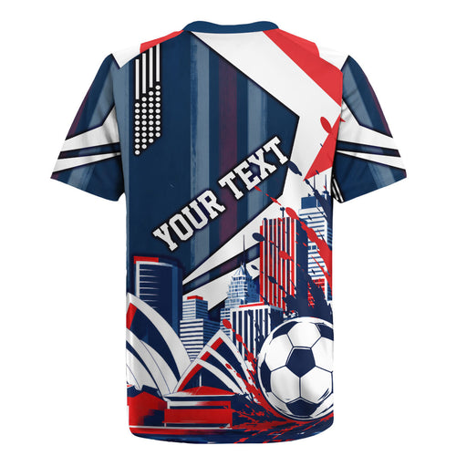 Personalised Sydney Roosters City Of Rugby Rugby Jersey Sydney City Skyline Illustration Dynamic Sport Fan