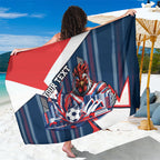 Personalised Sydney Roosters City Of Rugby Sarong Sydney City Skyline Illustration Dynamic Sport Fan