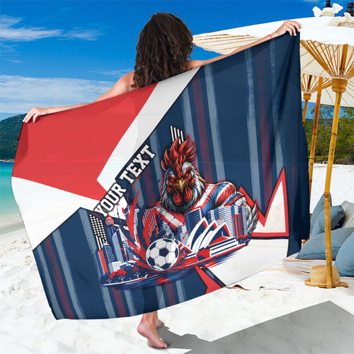 Personalised Sydney Roosters City Of Rugby Sarong Sydney City Skyline Illustration Dynamic Sport Fan