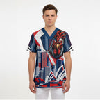 Personalised Sydney Roosters City Of Rugby Scrub Top Sydney City Skyline Illustration Dynamic Sport Fan