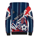 Personalised Sydney Roosters City Of Rugby Sherpa Hoodie Sydney City Skyline Illustration Dynamic Sport Fan
