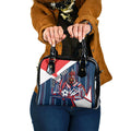 Personalised Sydney Roosters City Of Rugby Shoulder Handbag Sydney City Skyline Illustration Dynamic Sport Fan