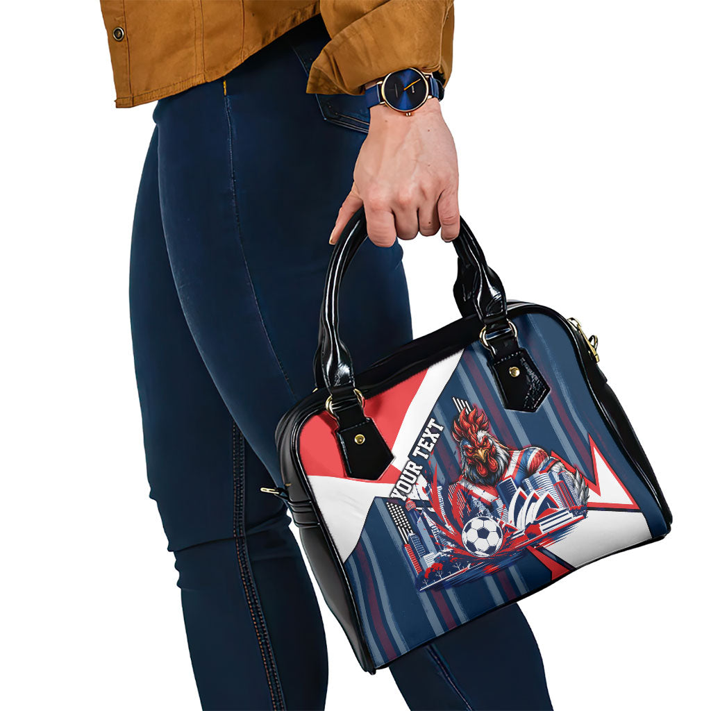 Personalised Sydney Roosters City Of Rugby Shoulder Handbag Sydney City Skyline Illustration Dynamic Sport Fan