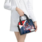 Personalised Sydney Roosters City Of Rugby Shoulder Handbag Sydney City Skyline Illustration Dynamic Sport Fan